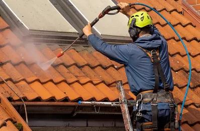 Démoussage et hydrofuge de toiture à Hestroff